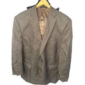 Lauren Ralph Lauren Blazer Mens Size 48R Hounds Tooth Classic Academia Timeless